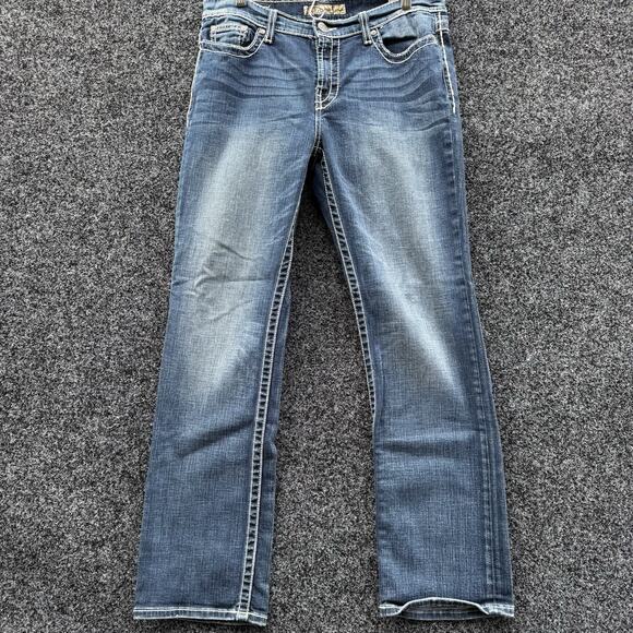 BKE Buckle Denim Jeans 29x31.5 Women Drew Boot Stretch - Picture 1 of 10